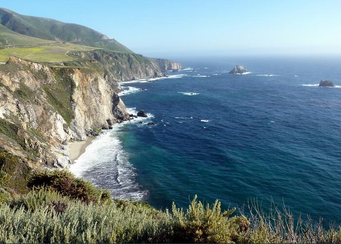 California Greeting Card featuring the photograph Big Sur by Carla Parris