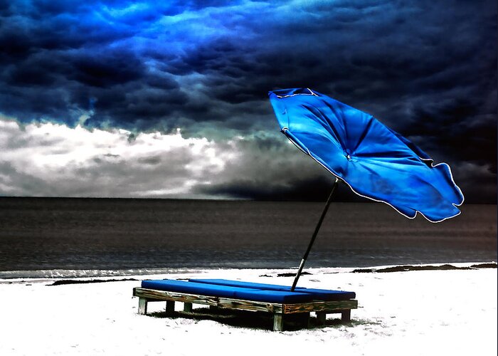 Umbrella Greeting Card featuring the photograph Blown Day by Stephen Warren