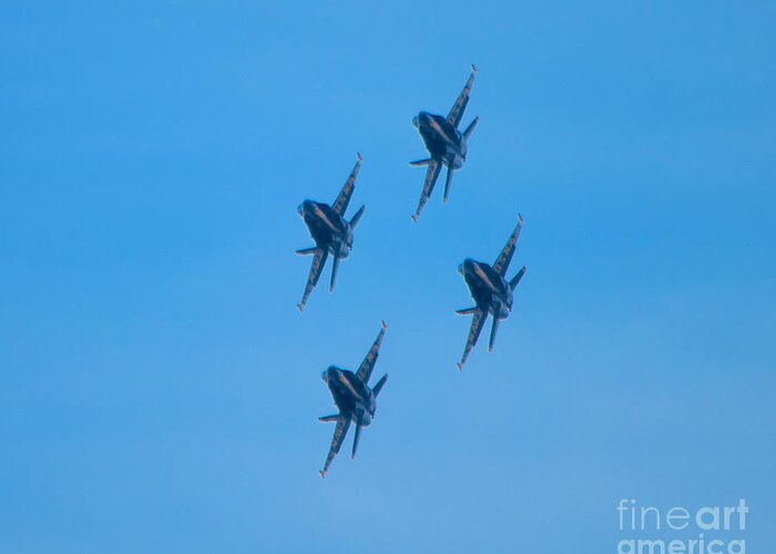  Blue Angels Greeting Card featuring the photograph Blue Angels 7 by Mark Dodd