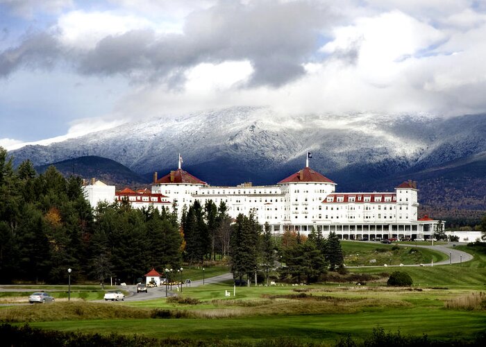 Clouds Greeting Card featuring the photograph Bretton Woods II by Greg Fortier