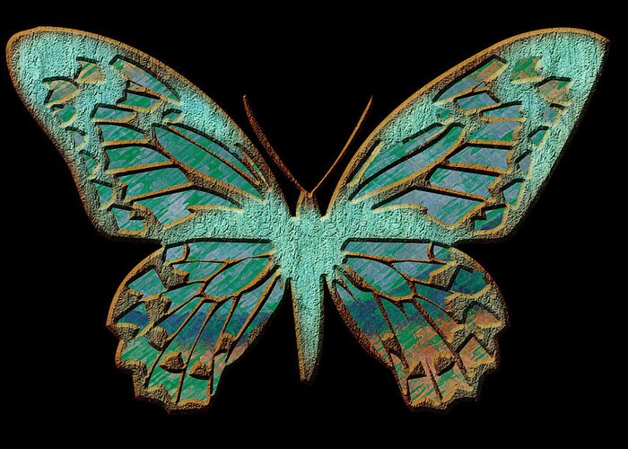Butterfly Greeting Card featuring the digital art Butterflies By Design by Edie Kynard