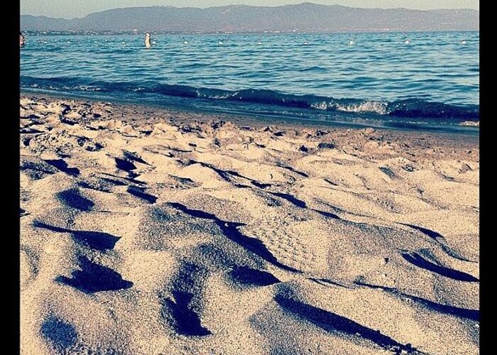 Summer Greeting Card featuring the photograph #cagliari #sardegna #sardinia #summer by Luca Ferretti