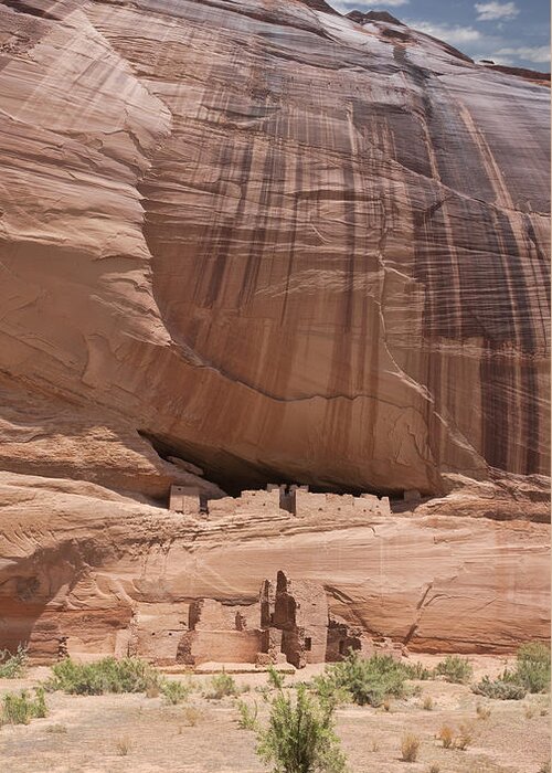 Canyon Greeting Card featuring the photograph Canyon de Chelly Ruins by Gregory Scott