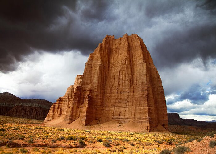 Capitol Reef National Greeting Card featuring the photograph Capitol Reef National Park Cathedral Valley by Mark Smith