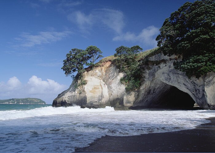 Mp Greeting Card featuring the photograph Cathedral Cove, Coromandel Peninsula by Konrad Wothe