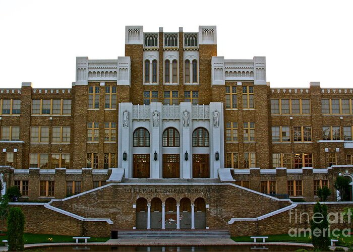 Central High School Greeting Card featuring the photograph Central High School - No. 2040 by Joe Finney