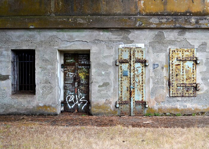 Abandoned Greeting Card featuring the photograph Choose Your Door by Matt Hanson