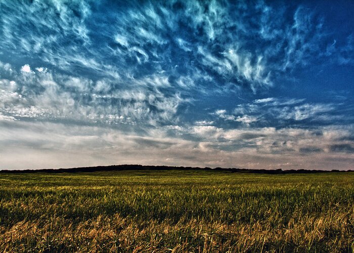 Agriculture Greeting Card featuring the photograph Cloudscape by Stelios Kleanthous