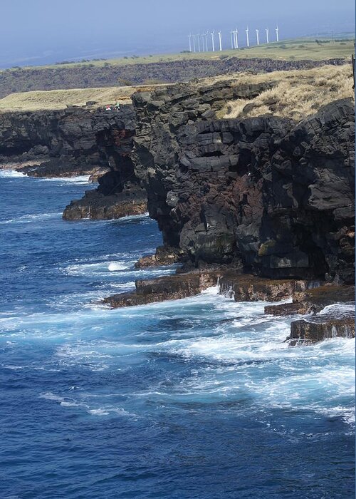 Hawaii Greeting Card featuring the photograph Coast by Jerry Cahill