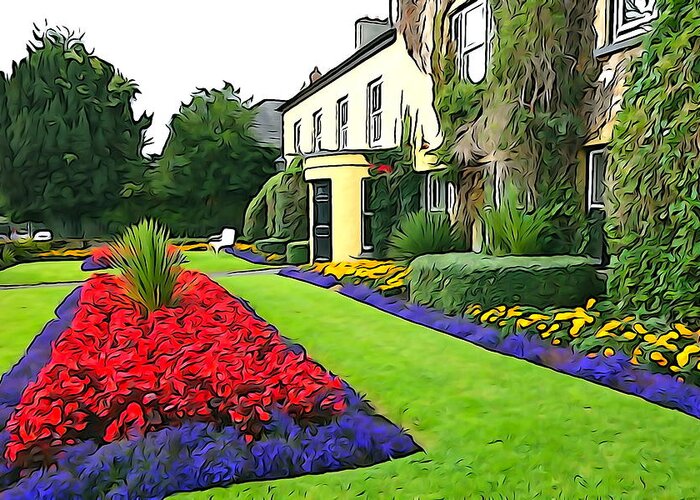 Adare Greeting Card featuring the photograph Colors of Adare by Norma Brock