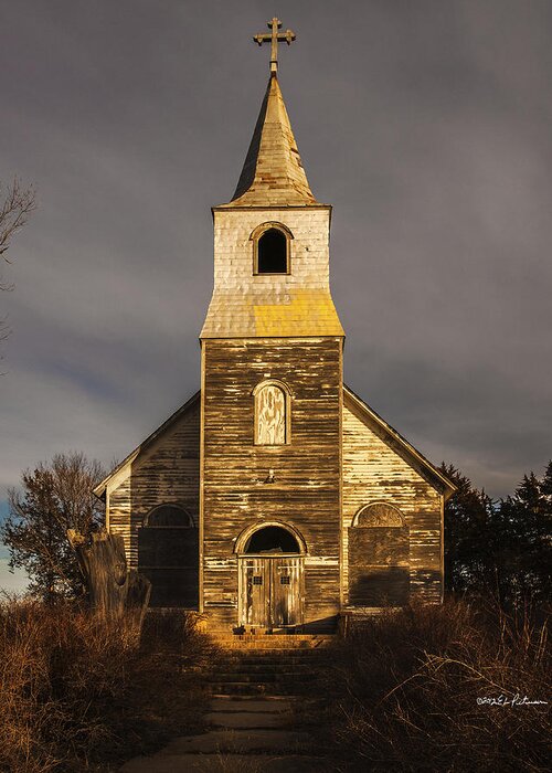Churches Greeting Card featuring the photograph Country Faith by Ed Peterson