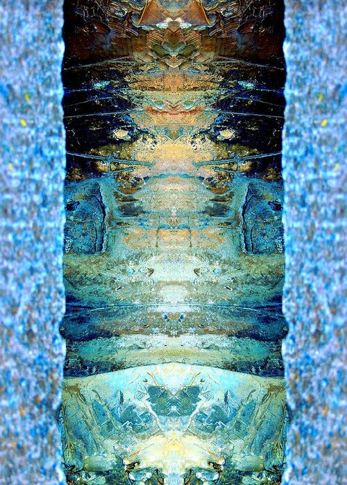 Abstract Greeting Card featuring the photograph Door To Fantasy by Marcia Lee Jones