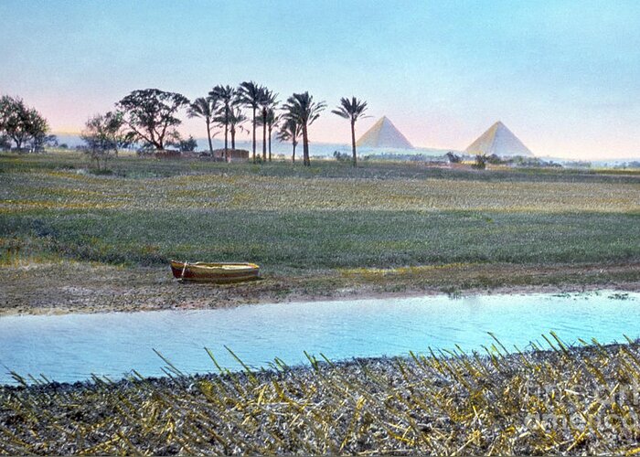 20th Century Greeting Card featuring the photograph Egypt: Goshen by Granger