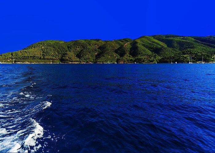 Isola D'elba Greeting Card featuring the photograph ELBA ISLAND - Wave and hill - ph Enrico Pelos by Enrico Pelos