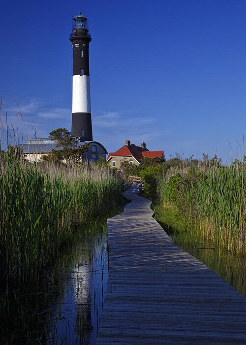 Reflection Greeting Card featuring the photograph Fire Island Reflection by Rick Berk