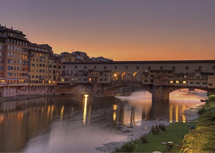 Florence Greeting Card featuring the photograph Florence - Ponte Vecchio by Joana Kruse