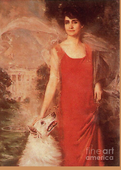Grace Anna Goodhue Coolidge Greeting Card featuring the photograph Grace Coolidge by Photo Researchers