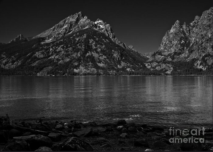 Grand Greeting Card featuring the photograph Grand Teton National Park - Jenny Lake by Larry Carr