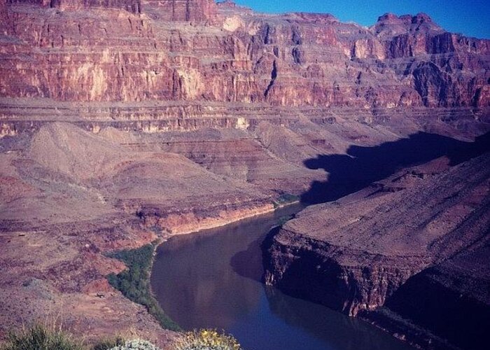 Scenery Greeting Card featuring the photograph #grandcanyon #pic From Vegas April.2012 by Maygen Heap