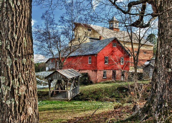Barn Greeting Card featuring the photograph Graves Farm No.2 by Fred LeBlanc