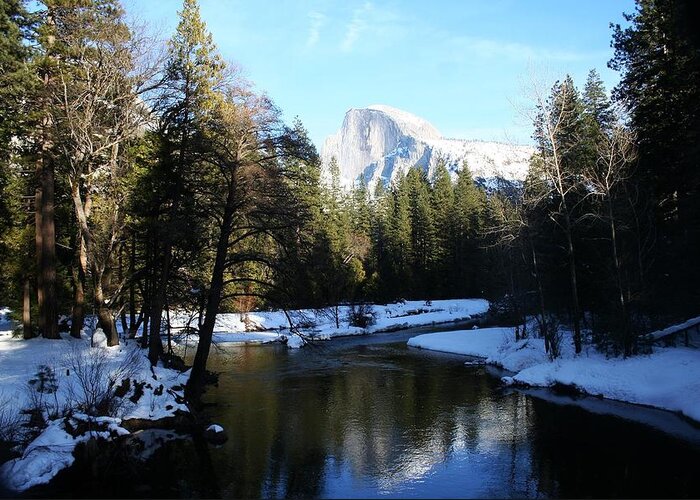 National Park Greeting Card featuring the photograph Half Dome by Phil Cappiali Jr