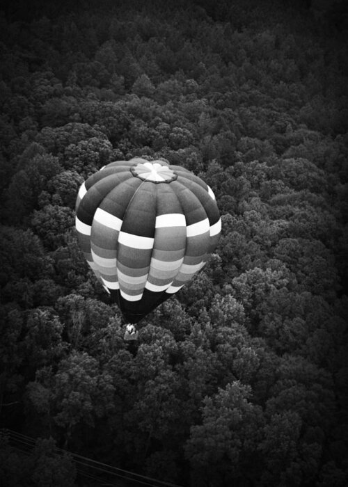 Balloon Greeting Card featuring the photograph Hot Air Balloon by Kelly Hazel