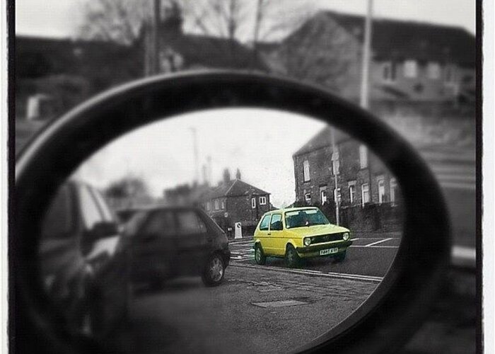 Vdub Greeting Card featuring the photograph I Spy In My Wing Mirrors Eye... #mk1 by Holly Peters