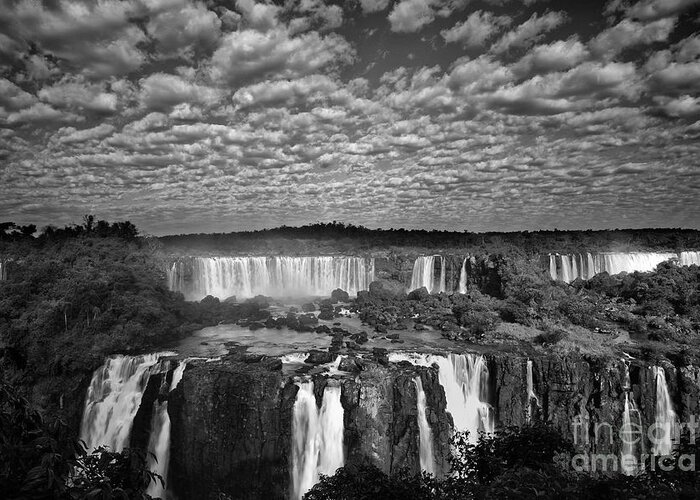 Water Photography Greeting Card featuring the photograph Iguacu Falls by Keith Kapple