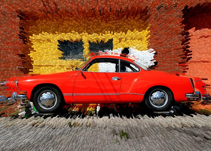 Karmann Ghia Greeting Card featuring the photograph Karmann Ghia by Andrew Fare