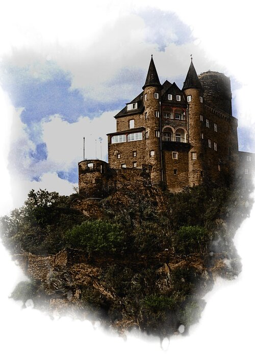 Castle Greeting Card featuring the photograph Living on the Rhine by Cecil Fuselier
