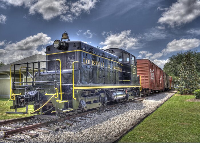 Locomotive Greeting Card featuring the photograph Locomotive II by David Troxel