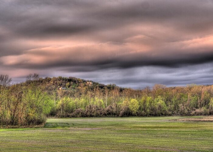 Missouri Bottoms Greeting Card featuring the photograph Missouri Bottoms March III by William Fields