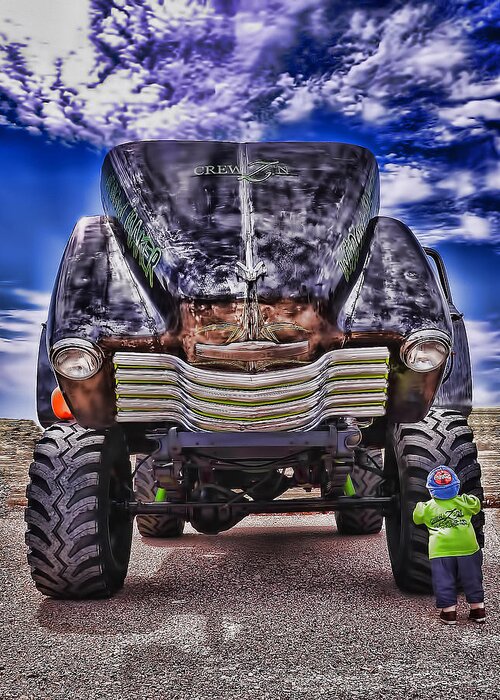 Truck Greeting Card featuring the photograph Monster Truck by Renee Hardison