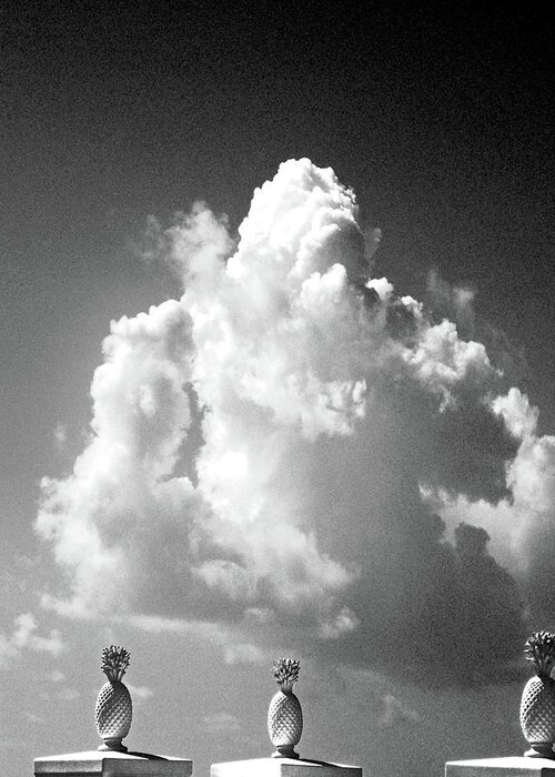 Cloud Greeting Card featuring the photograph Monument by Lizi Beard-Ward