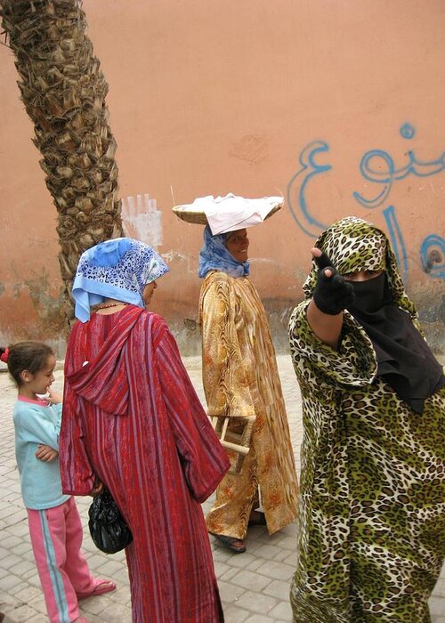 Morocco Greeting Card featuring the photograph Morocco 3 by Zofia Kijak