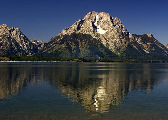 Mount Moran Greeting Card featuring the photograph Moujnt Moran 5 by Marty Koch
