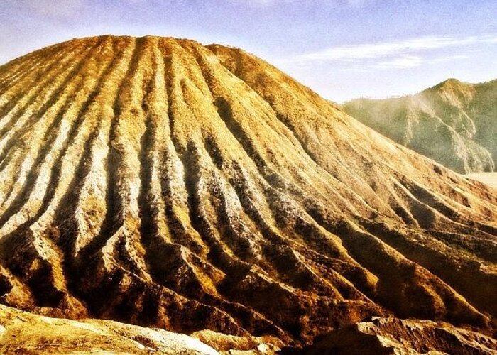 Beautiful Greeting Card featuring the photograph Mount Bromo by Arya Swadharma