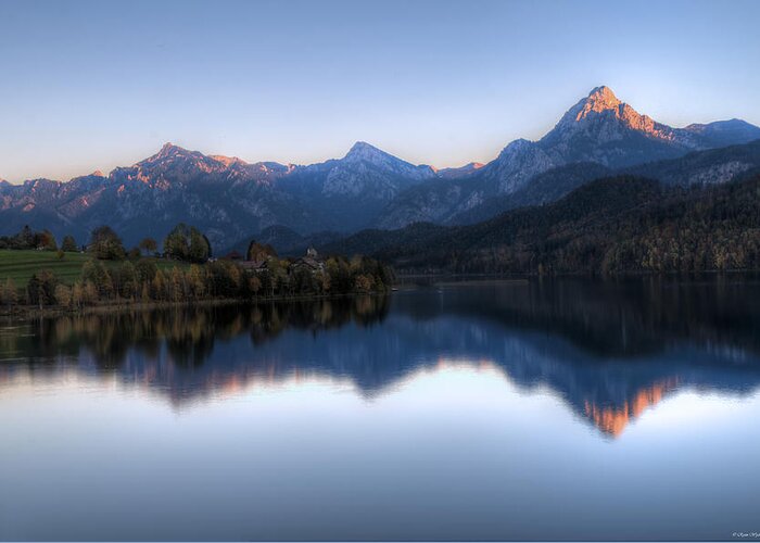 Mountains Greeting Card featuring the photograph Mountain Reflections by Ryan Wyckoff