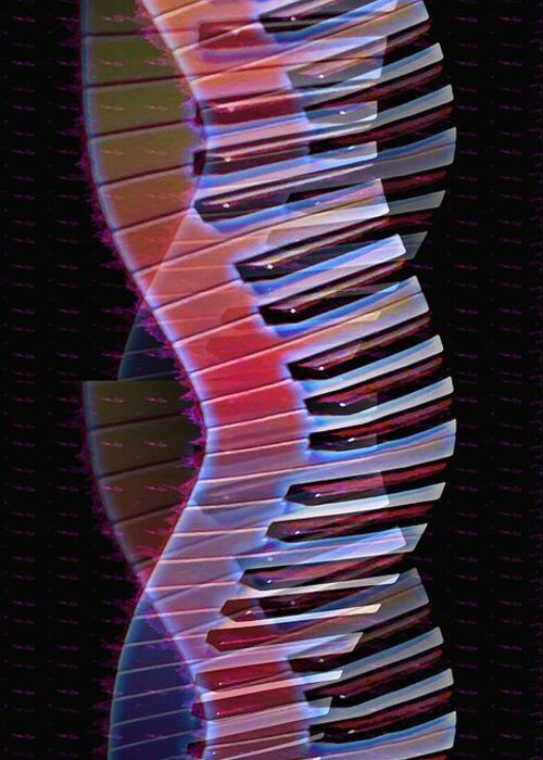 Dna Greeting Card featuring the photograph Musical DNA by Bill Cannon