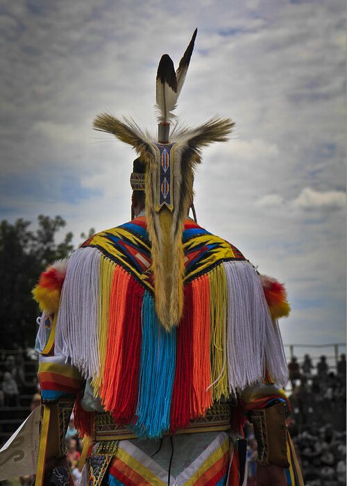 Native Canadian Greeting Card featuring the photograph Native Canadian by Nick Mares