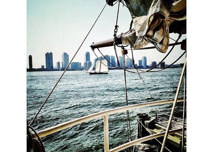 Instaaaaah Greeting Card featuring the photograph Nautical New York by Natasha Marco