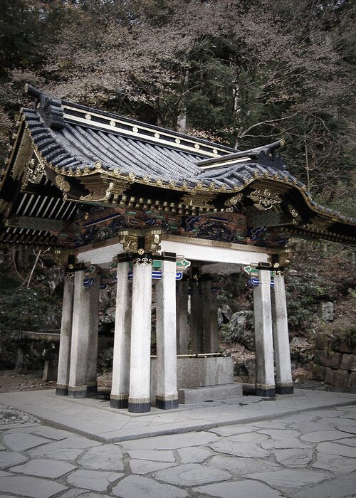 Japan Greeting Card featuring the photograph Nikko Architecture by Naxart Studio