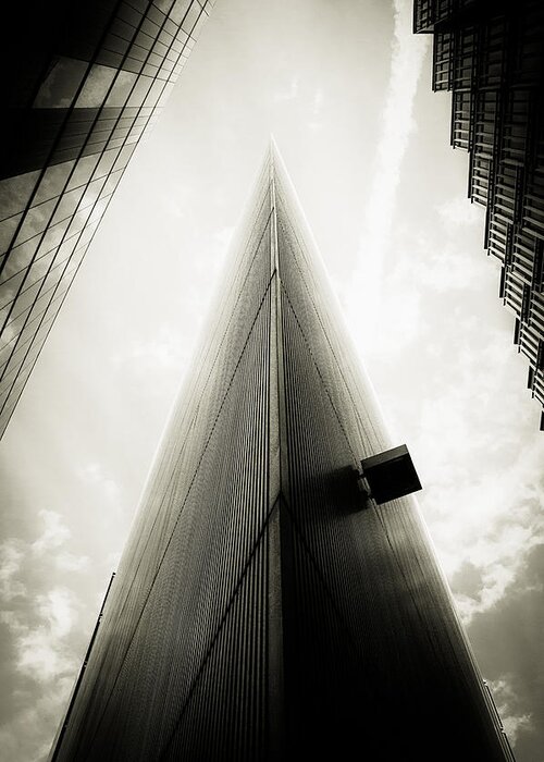 Clouds Greeting Card featuring the photograph Not the Shard by Lenny Carter
