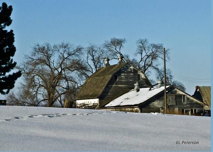 Barns Greeting Card featuring the photograph Off To Do The Chores by Ed Peterson