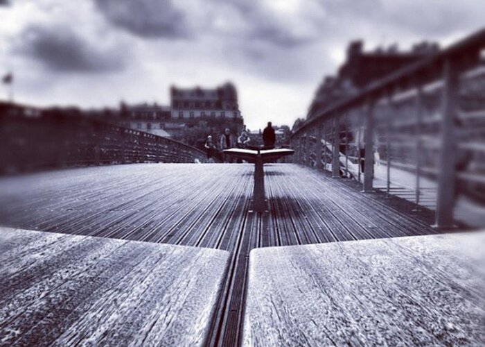 Instaaddict Greeting Card featuring the photograph #paris by Ritchie Garrod