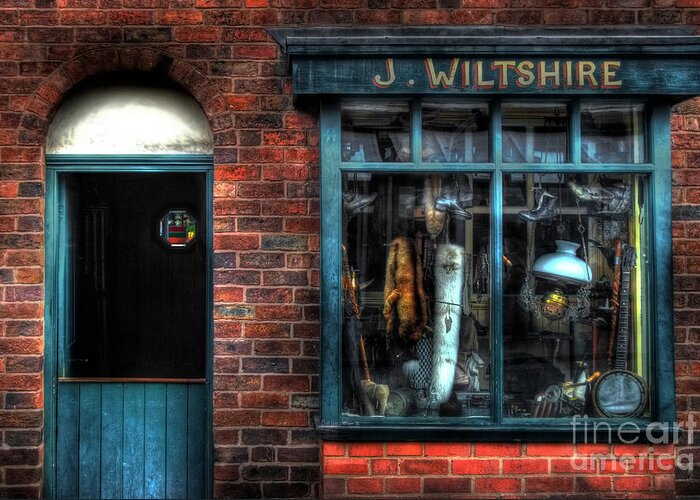 Art Greeting Card featuring the photograph Pawnbroker's Shop by Yhun Suarez