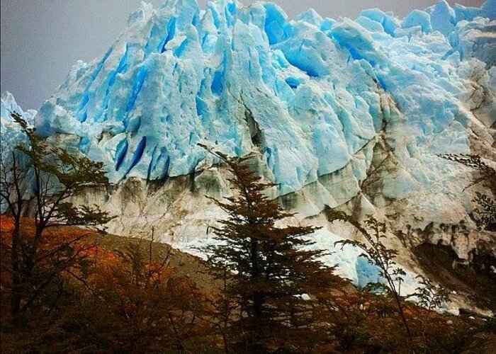 Insta4fun Greeting Card featuring the photograph Perito Moreno's Glacier by Luiz Di Bella