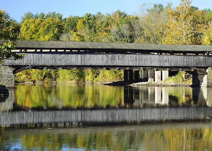 Bridge Greeting Card featuring the photograph Perrine's Covered Bridge by Luke Moore
