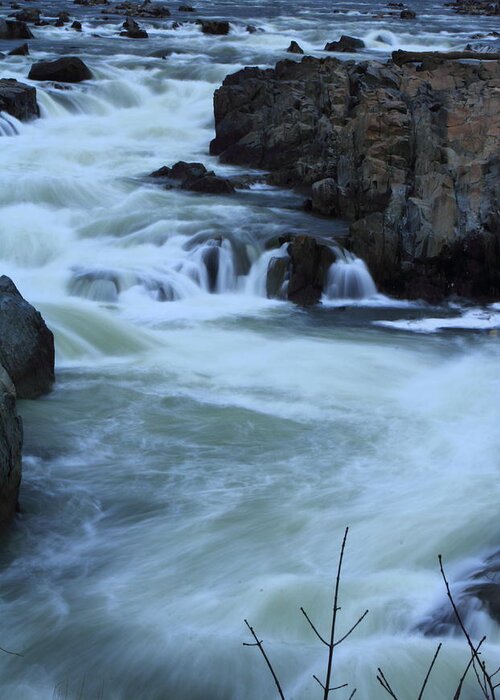 Greatfalls National Park Greeting Card featuring the photograph Potomac River by Sonya Anthony