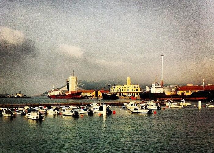 Summer Greeting Card featuring the photograph Puerto De Ceuta #instagramania by Victor Roldan